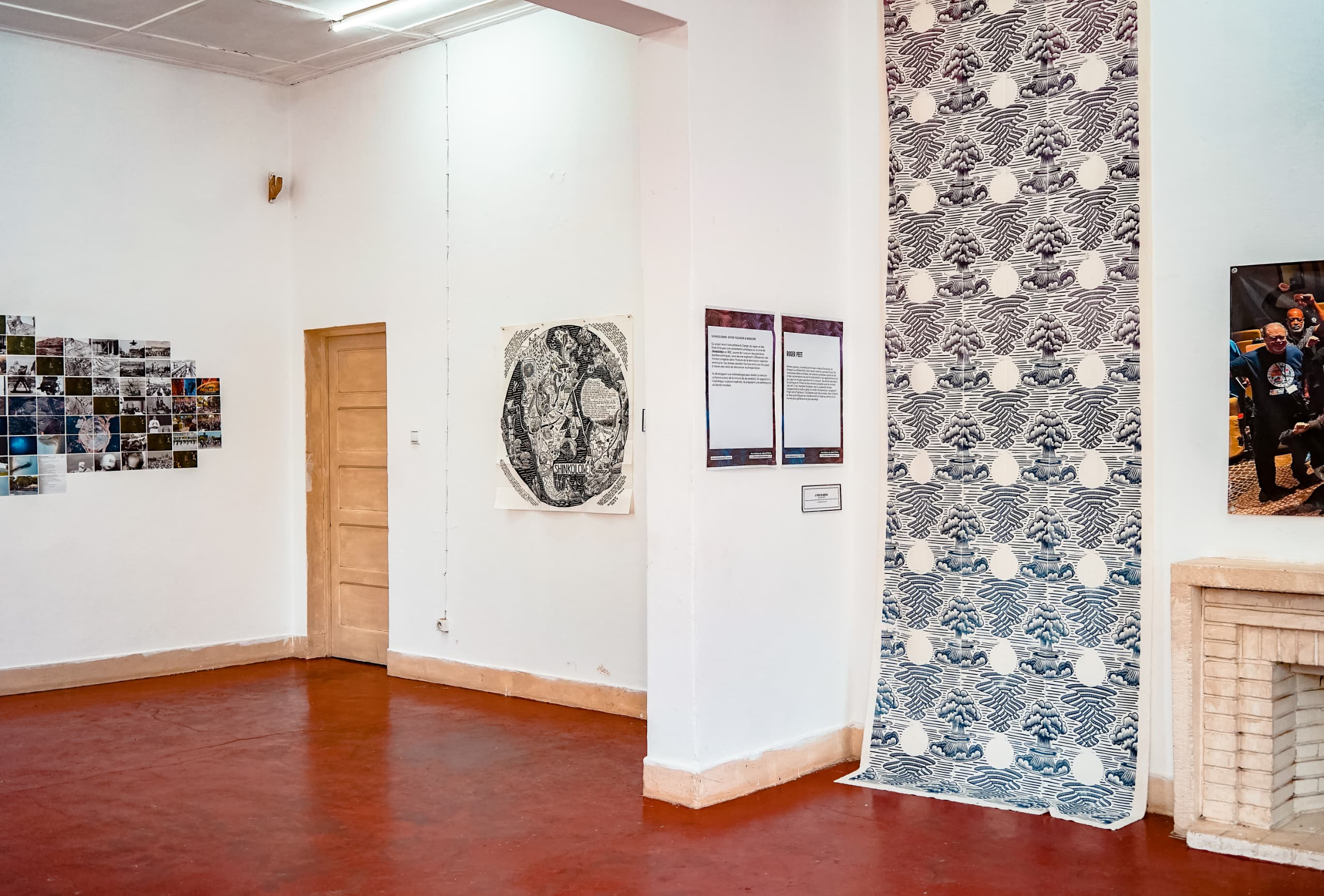 Exhibition photo by Ariel kasongo Work by Takeuchi and Peet